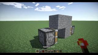 Minecraft How to Make Toggle Button TFlipFlop Redstone Tutorials 1 [upl. by Eidoow]