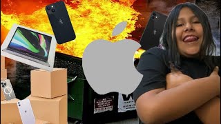 DUMPSTER DIVING apple products￼ [upl. by Odravde]