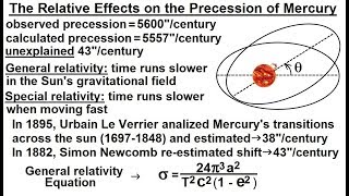 Astronomy  Ch 10 Mercury 25 of 42 The Relativity Effect on the Precession of Mercury [upl. by Acebber911]