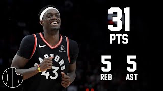 Pascal Siakam Highlights  76ers vs Raptors  22nd Dec 2023 [upl. by Corene]