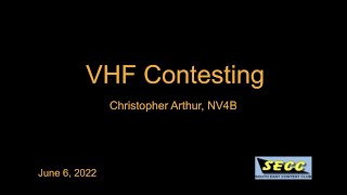 VHF Contesting [upl. by Harmony]