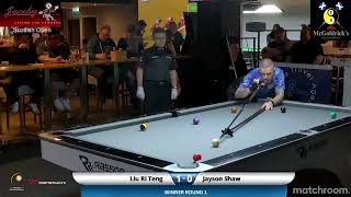 FULL TRẬN  JAYSON SHAW vs LIU RI TENG  GIẢI BILLIARDS SCOTTISH OPEN 2024 [upl. by Warwick]