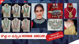 Latest Victorian Jewellery Collection  One Gram Jewellery With Price  7095886447 [upl. by Anuaik925]