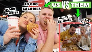 20000 CALORIE CHALLENGE  COUPLE VS COUPLE [upl. by Enelav]