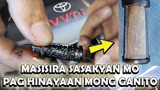 DIY  HOW TO CLEAN OIL CONTROL VALVE FILTER  VVT SOLENOID FILTER CLEANINGVVT STRAINER TOYOTA VIOS [upl. by Gianni]