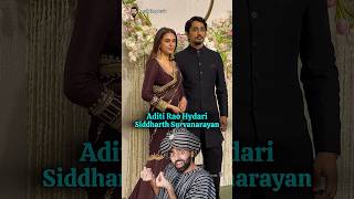 Aditi Rao Hydari amp Husband Siddharth Suryanarayanan Net Worth bollywood aditiraohydari siddharth [upl. by Ecirahc]