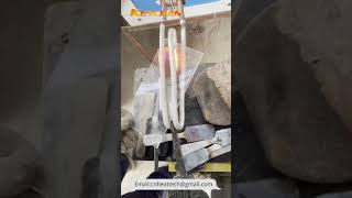 Induction Annealing of Stainless Steel Spoon and Fork Blanks [upl. by Aliehs980]