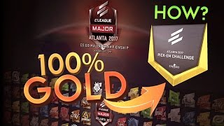 ELEAGUE Atlanta 2017 Group Stage PICKEM Predictions Gold Trophy CSGO Major [upl. by Jacynth]