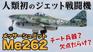 【すばやく解説1】欠点だらけの超兵器？人類初のジェット戦闘機Me262を紹介【九式兵器情報局】 [upl. by Margarete]