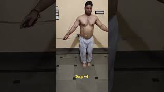 Get fit with 30 days of rope skipping Day6 fitness ropeskipping homeworkout [upl. by Sokim]