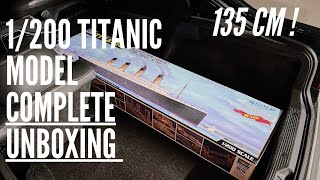 Complete Unboxing  1200 TITANIC Trumpeter [upl. by Aihppa]