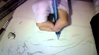 Yusuke Murata drawing Tatsumaki Tornado USTREAM [upl. by Budge453]