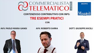 Contenzioso Contributivo con l’Inps Gestione Artigiani e Commercianti [upl. by Meli]