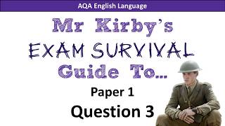 Mr Kirbys Exam Surival Guide  Language Paper 1 Question 3 [upl. by Elak]