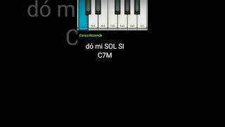 G7D Acorde Invertido resolvendo em C7M Sol e Si Notas em Comum Acordes Próximos V7V para I7M [upl. by Yesac]