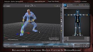 Motion Builder  MoCap Cleanup and Retargeting [upl. by Orapma815]