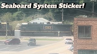 CSXT L212 With 5461 The Seaboard System Sticker [upl. by Loomis]