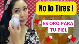 PIEL PERFECTA Y LUMINOSA 💆‍♀️🍊 DIY TONICO FACIAL skincare beauty [upl. by Llieno]