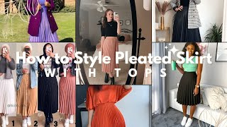 Expert tips for rocking a pleated skirt skirts goviral [upl. by Acinna579]