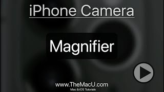 How to use the iPhone Magnifier App to see super small fine print [upl. by Schild878]