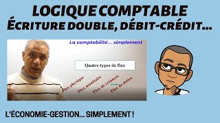 LOGIQUE COMPTABLE  DébitCrédit principe de la partie double comprendre la technique comptable [upl. by Einaj]