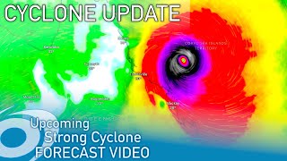 A Powerful and Damaging Severe Tropical Cyclone is Forecast to Landfall on Queensland Late Next Week [upl. by Essilevi]