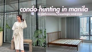 condoapartment hunting in manila —୨୧˚✧ living alone tips prices amp viewings [upl. by Siram815]