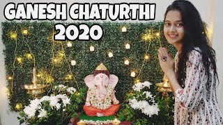 Ganesh Chaturthi Celebration at Home with Tejasswi Prakash [upl. by Airret584]