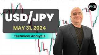 USDJPY Daily Forecast and Technical Analysis for May 31 2024 by Chris Lewis for FX Empire [upl. by Aicinoid]