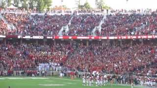 Tyler Gaffney 58yard touchdown run Cal vs Stanford quotBig Gamequot 2013 Stanford Stadium California [upl. by Atirahc300]