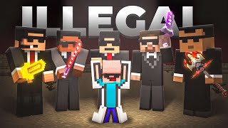 Can I Stop this ILLEGAL WEAPONS Business in this Minecraft SMP [upl. by Adnauqal]