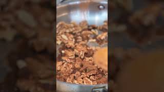 Super Simple Candied Walnuts Recipe Sweet and Crunchy Snack [upl. by Jobye353]