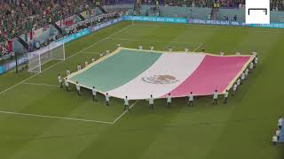 ¡A todo pulmón Retumbó el himno nacional de México en el Estadio 974  Qatar 2022 [upl. by Iphigeniah]