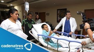 Operado con éxito Luis Montes por fractura en tibia y peroné estará de baja de 4 a 6 meses [upl. by Caspar38]