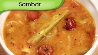 Sambar Recipe  How To Make Sambar For Idli or Dosa  South Indian Lentil and Vegetable Curry [upl. by Naghem905]