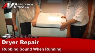 Fisher amp Paykel Dryer Repair  Rubbing Sound When Running  Jockey Pulleys [upl. by Tirrej]