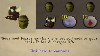 How to get the Soul Bearer GUIDE  Ensouled Head quotBagquot  OSRS Bare Your Soul Miniquest Guide [upl. by Aivax693]