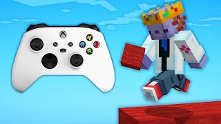 Playing Hive Bedwars on Controller [upl. by Inamik]