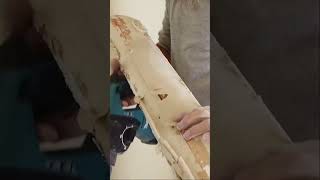 Removing a 30 Year Old Cornice in Perfect Condition diy [upl. by Pentha]