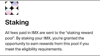 How to Stake Immutable X IMX tokens [upl. by Keemahs686]