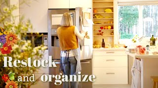 RESTOCKING MY HOME  HOME ORGANIZATION IDEAS  organizing cleaning restock homemaking [upl. by Sutsugua741]