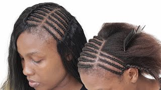 How to Full Sew in Weave with NO LEAVE OUT amp NO CLOSURE on Yourself Tutorial [upl. by Costanza]