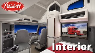 The New Peterbilt 579 INTERIOR  The Most Luxurious Bedroom on Wheels [upl. by Mccallion588]