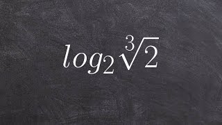 Tutorial  How To Evaluate a Logarithm To The Third Root of a Number [upl. by Corbie]