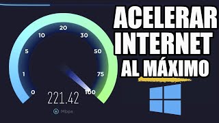 Como Aumentar al Máximo Velocidad de Internet 500 en Windows 10  Mejores Ajustes Sin programas [upl. by Hecht308]