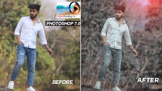 adobe photoshop 7 photo editing tutorial  very easy [upl. by Keegan349]