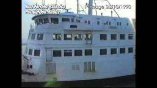 Classic Ferry Video 1990  Passage ferries KARL CARSTENS amp KNUDSHOVED PuttgardenRødby DB  DSB [upl. by Inalak214]