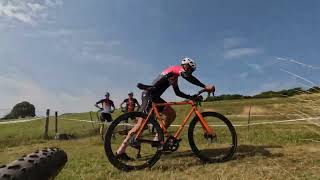 Wessex league CX Race  Rd1  Clanfield  Sep 1st 2024  V40s amp Juniors  4k [upl. by Ginevra]