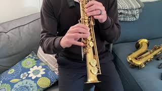 Yanagisawa SN800 Sopranino Saxophone Demo wwwdcsaxcom [upl. by Ihsar]