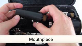 Clarinet Beginner Lesson 1  Opening the Case Naming the Parts [upl. by Pyszka692]